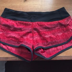 Lulu lemon speed shorts